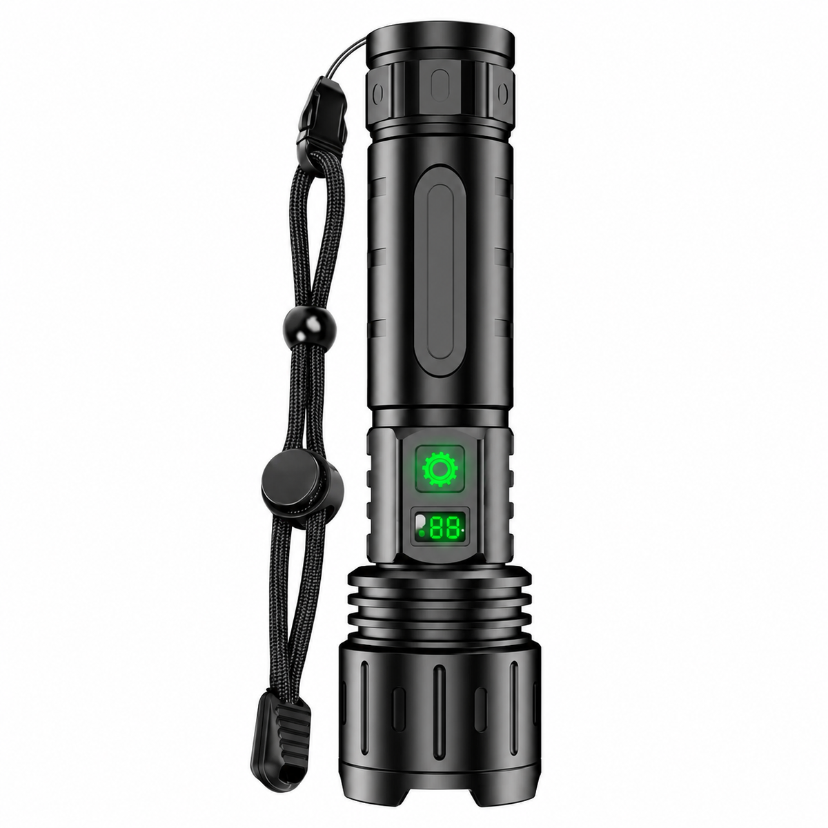 Oplaadbare LED Zaklamp – Krachtige Lichtbundel – USB-C – Powerbank – Waterbestendig